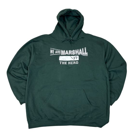Vintage We Are Marshall The Herd Hoodie XL Movie Promo Matthew McConaughey - Picture 1 of 8